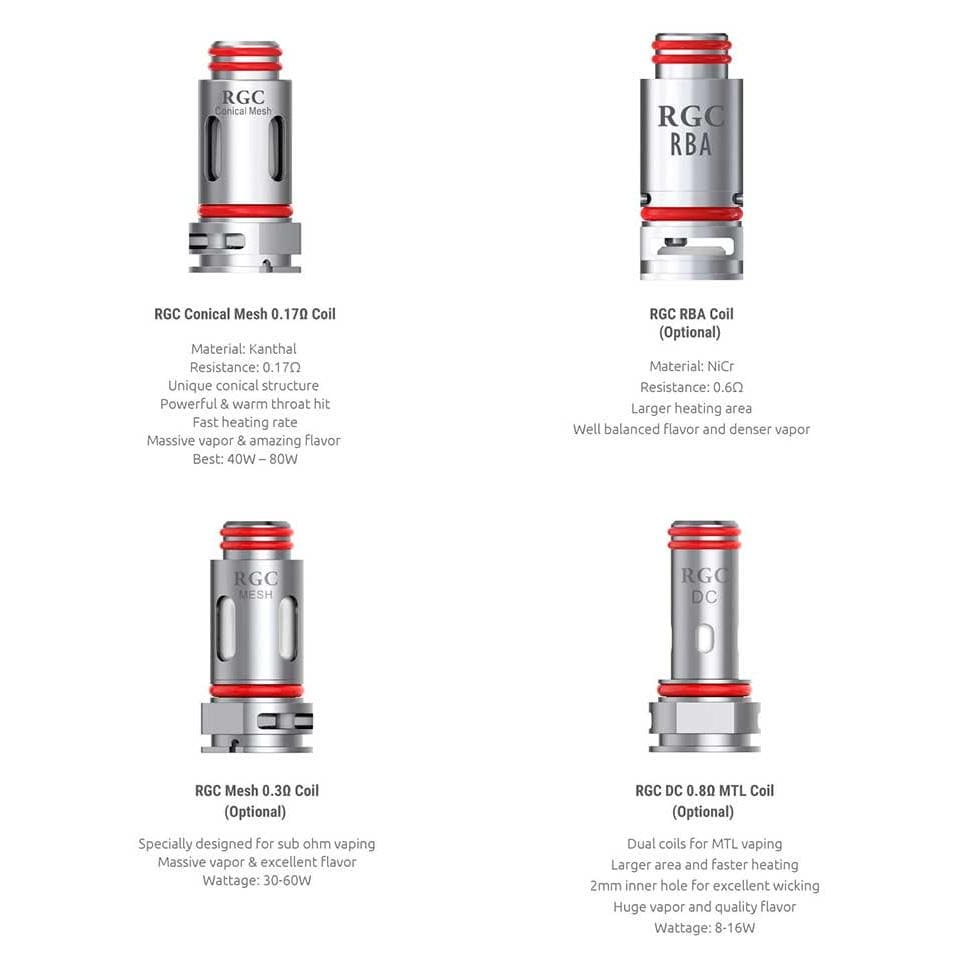 SMOK RGC Replacement Coils Replacement Coils