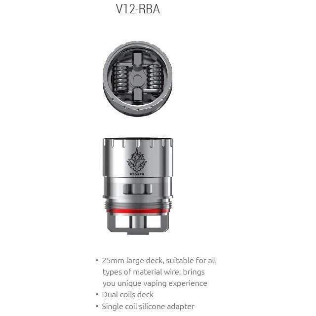 SMOK TFV12 King Replacement Coils V12 RBA (1pc/coil) Replacement Coils
