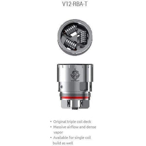 SMOK TFV12 King Replacement Coils V12 RBA-T (1pc/coil) Replacement Coils