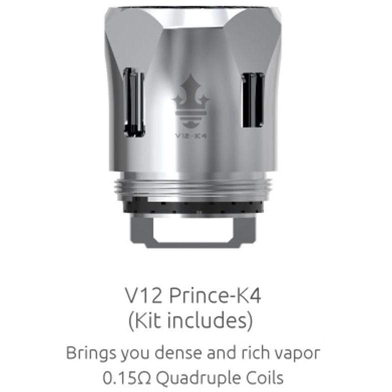 SMOK TFV12 Prince Replacement Coils V12 PRINCE K4 (1pc/coil) Replacement Coils