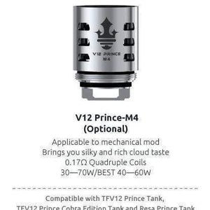 SMOK TFV12 Prince Replacement Coils V12 PRINCE-M4 (1pc/coil) Replacement Coils