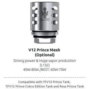 SMOK TFV12 Prince Replacement Coils V12 PRINCE MESH (1pc/coil) Replacement Coils