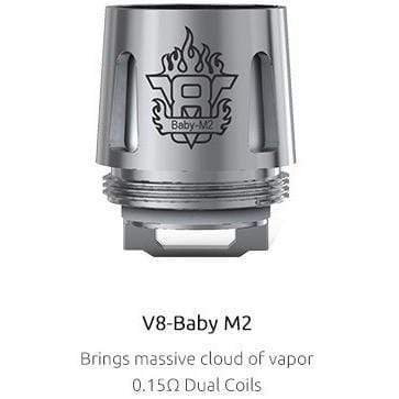SMOK TFV8 Baby Coils M2 0.15 ohm (1pc/coil) Replacement Coils