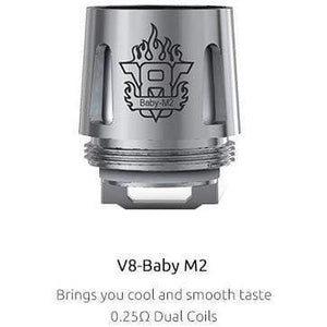 SMOK TFV8 Baby Coils M2 0.25 ohm (1pc/coil) Replacement Coils