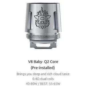 SMOK TFV8 Baby Coils Q2 0.4ohm (1pc/coil) Replacement Coils