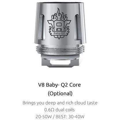 SMOK TFV8 Baby Coils Q2 0.6 ohm (1pc/coil) Replacement Coils