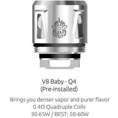 SMOK TFV8 Baby Coils V8 Baby Q4 0.4 ohm (1pc/coil) Replacement Coils