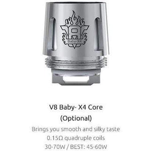 SMOK TFV8 Baby Coils X4 (1pc/coil) Replacement Coils