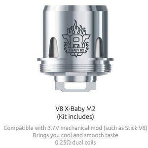 SMOK TFV8 X Baby Replacement Coils M2 0.25 ohm (1pc/coil) Replacement Coils