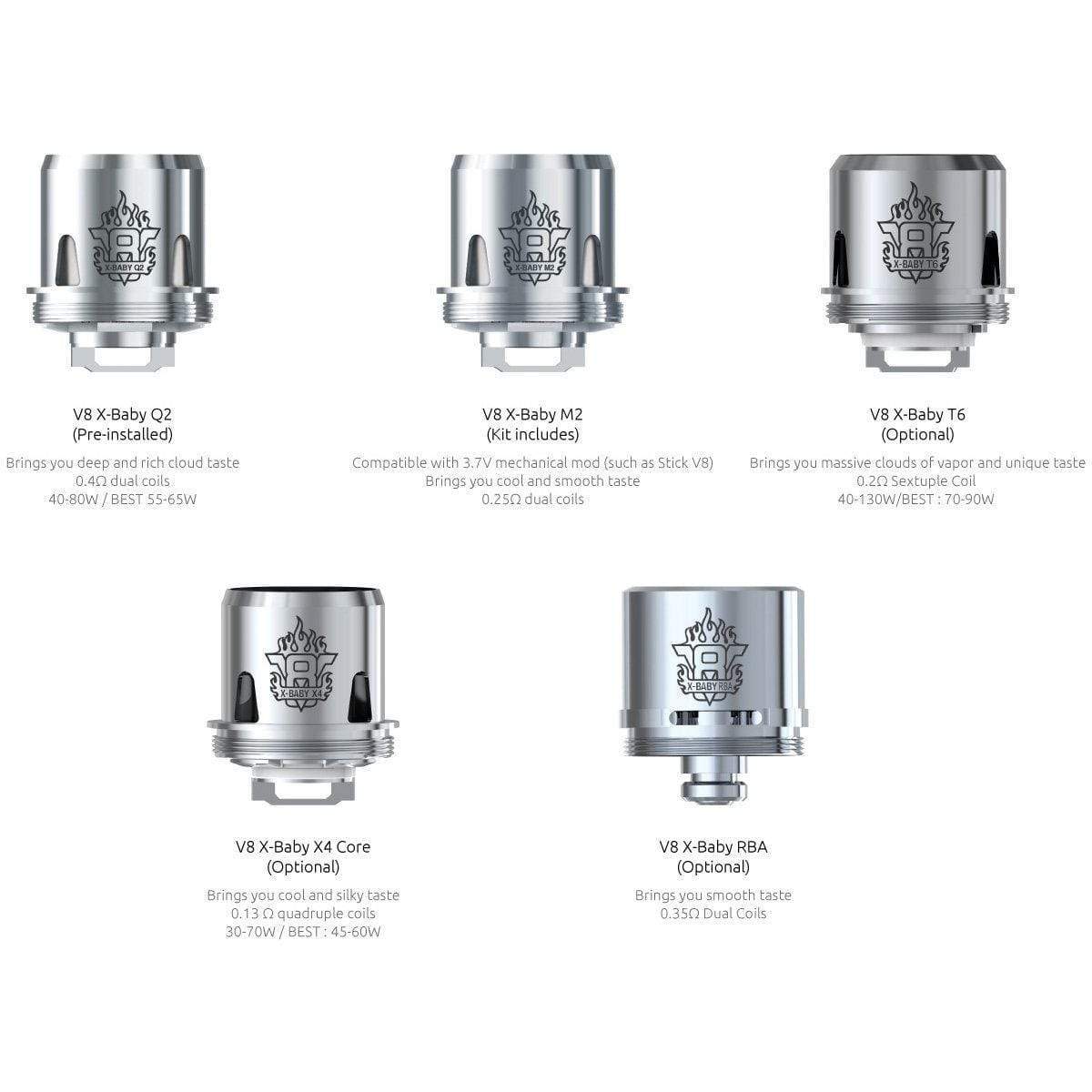 SMOK TFV8 X Baby Replacement Coils Replacement Coils