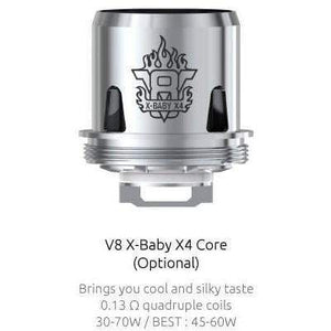 SMOK TFV8 X Baby Replacement Coils X4 0.13 ohm (1pc/coil) Replacement Coils