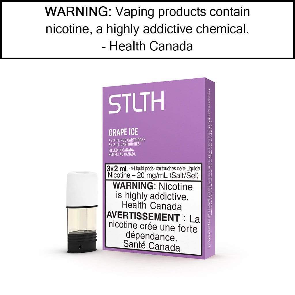 STLTH Pods Grape Ice / 20mg/mL - Salt Pre-Filled Pods