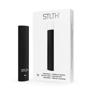 STLTH Type-C Device Black Rubberized Closed Pod System