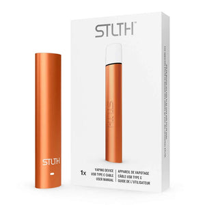 STLTH Type-C Device Orange Metal Closed Pod System
