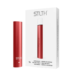 STLTH Type-C Device Red Metal Closed Pod System