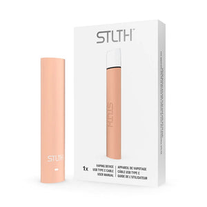 STLTH Type-C Device Rose Gold Rubberized Closed Pod System