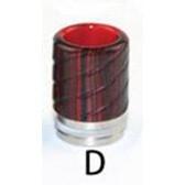 TFV8 Mouth Pieces Red Steel & Resin / D Drip Tips