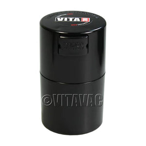 Tightvac - Sealed Storage Containers TV0 Vitavac - Pocket - Full Black Herbal