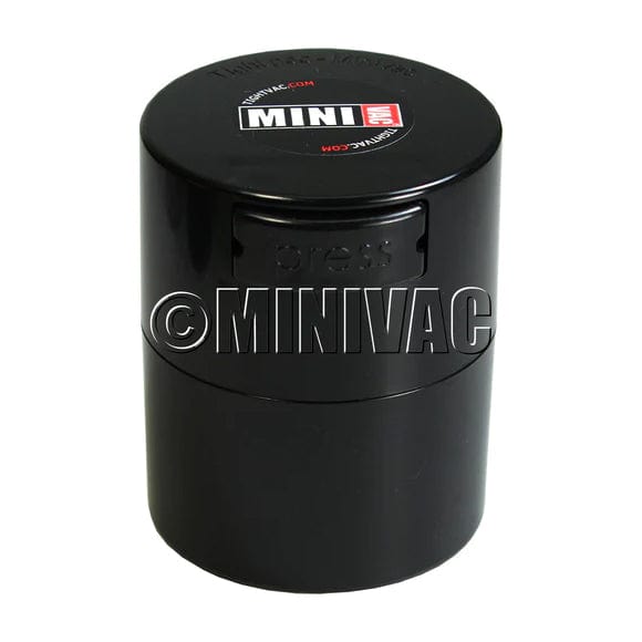Tightvac - Sealed Storage Containers TV1 Minivac - Mini - Full Black Herbal