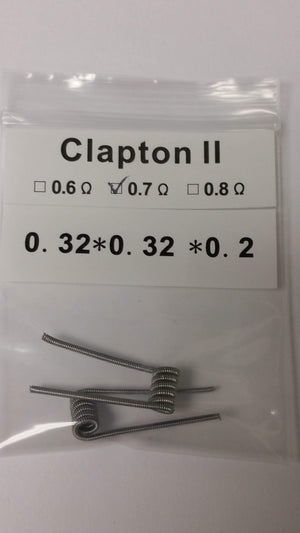 Tobeco Premade Coils Clapton 2 Premade Coils
