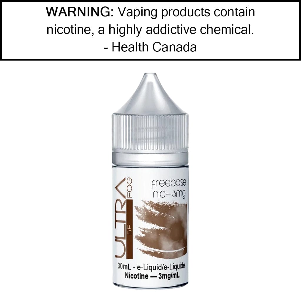 ULTRA FOG Eliquid - BF - 30ML 3MG/ML Regular E-Liquids
