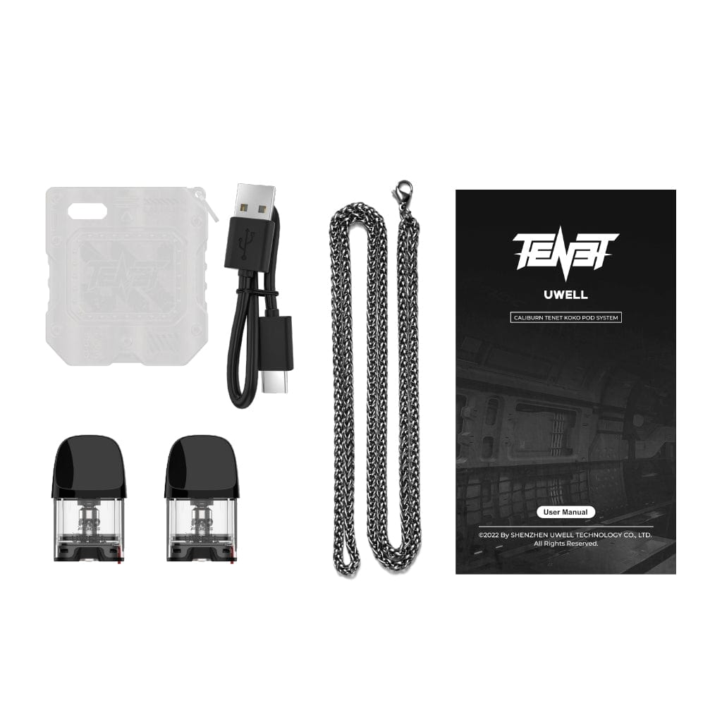 Uwell Caliburn Tenet Koko Pod Kit (CRC) Black White Pod Systems