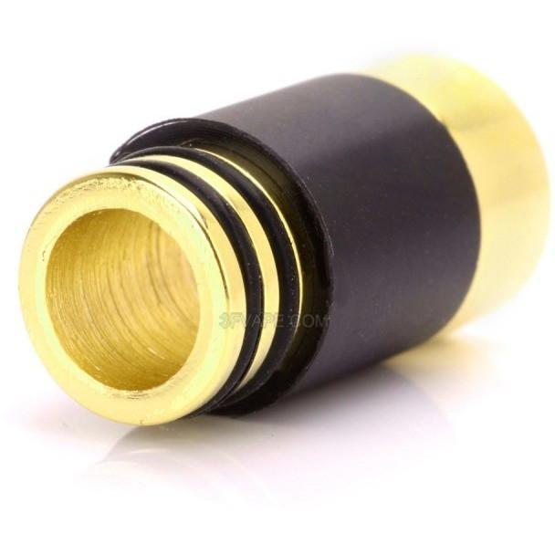 VA Chaplin Tip SS/Gold Widebore Drip Tips