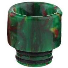 Vapjoy Resin 510 Drip Tip Green Swirl Drip Tips