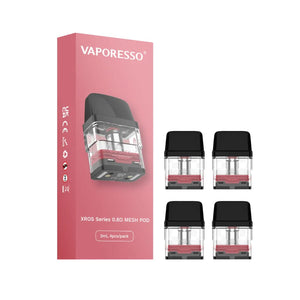 Vaporesso XROS Series Replacement Pods 4-Pack (CRC) 0.8ohm Replacement Pods