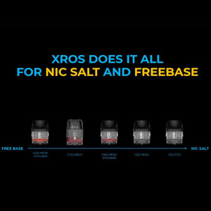 Vaporesso XROS Series Replacement Pods 4-Pack (CRC) Replacement Pods