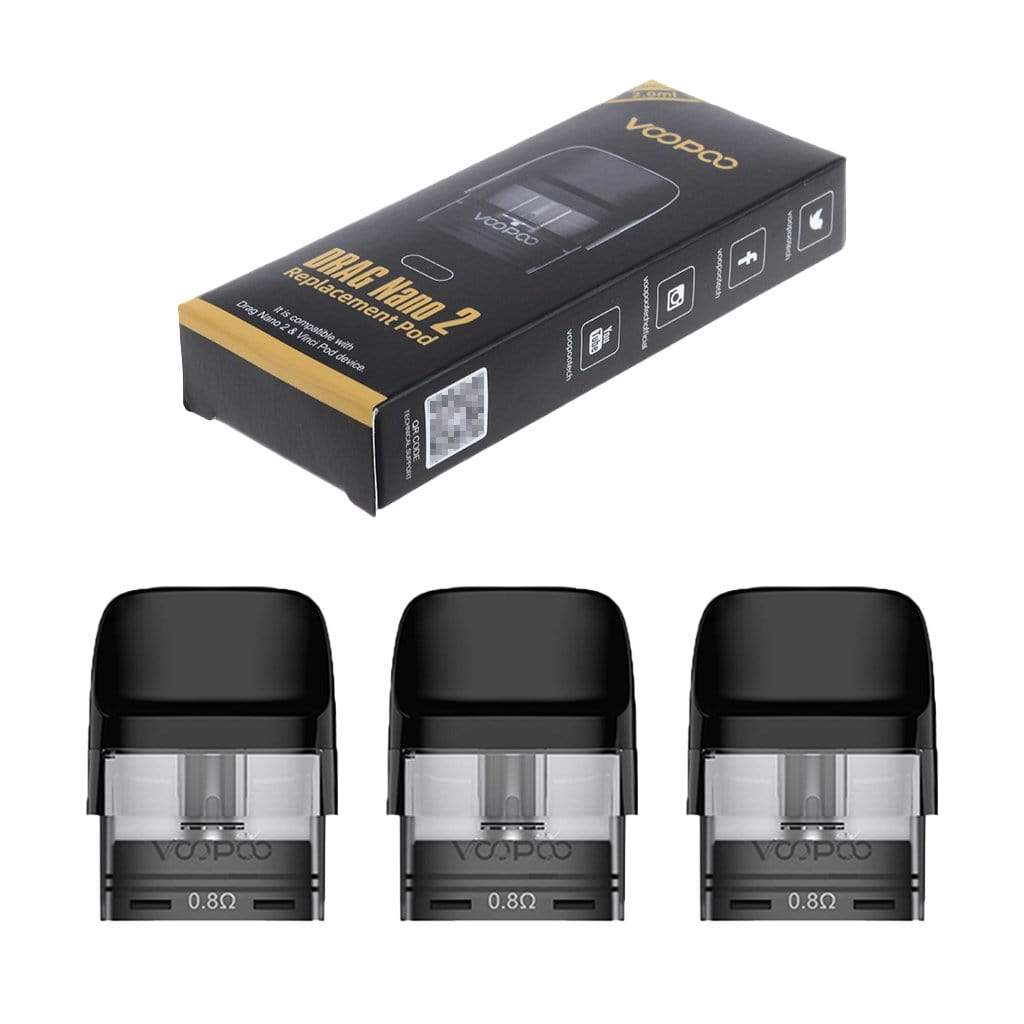 VOOPOO | Drag Nano 2 & Vinci - Replacement Pods (CRC) | All Day Vapes VOOPOO | Drag Nano 2 & Vinci - Replacement Pods (CRC) | All Day Vapes