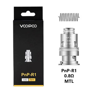 Voopoo PnP Replacement Coils PnP-R1 0.8 ohm Replacement Coils