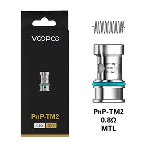 Voopoo PnP Replacement Coils PnP-TM2 0.8 ohm Replacement Coils