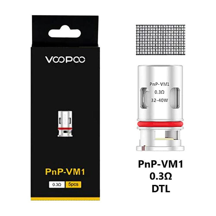 Voopoo PnP Replacement Coils PnP-VM1 0.3 ohm Replacement Coils