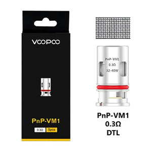 Voopoo PnP Replacement Coils PnP-VM1 0.3 ohm Replacement Coils