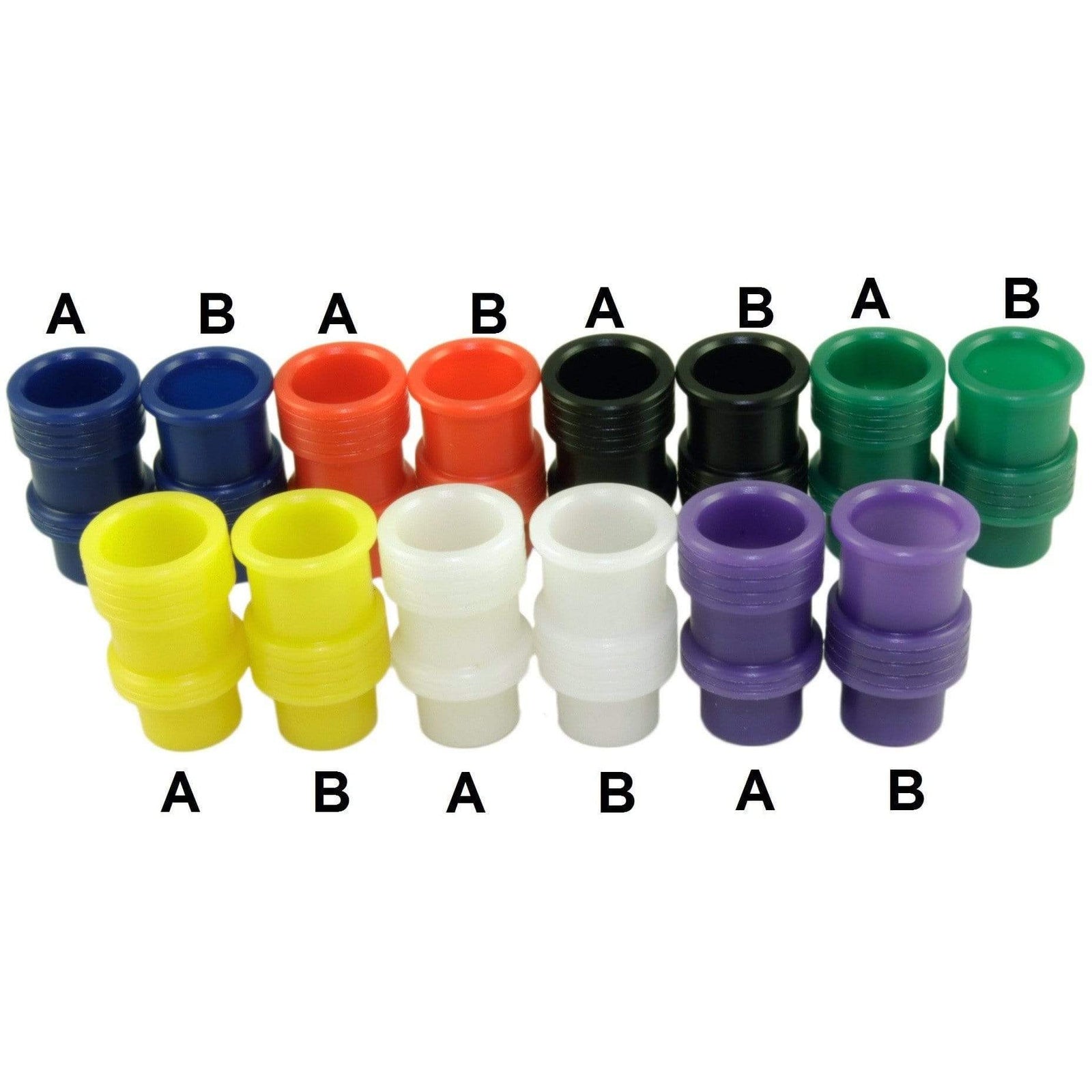 Wide Bore Drip Tips Black / A Drip Tips